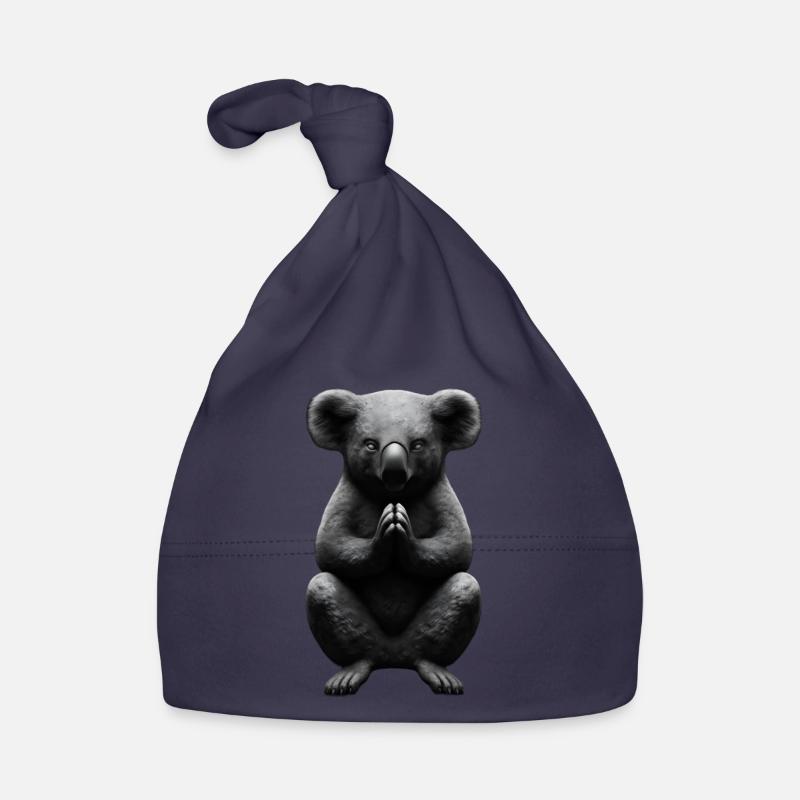Betender Koala Buddha Baby Bio-Mütze