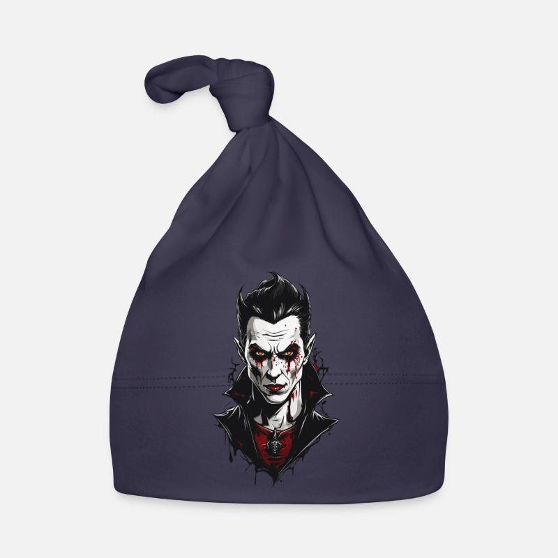 Design moderne Vampire gothique rétro Halloween Design Bonnet bio Bébé
