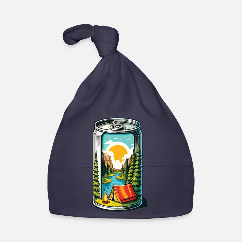 Camping Lagerfeuer Dose Baby Bio-Mütze