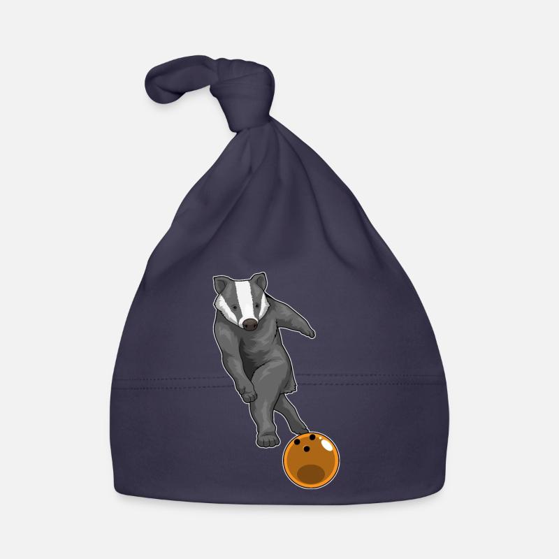 Badger Boule de bowling Bonnet bio Bébé