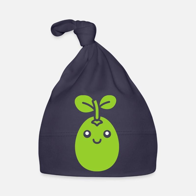 petit pois - Bonnet bio Bébé - marine