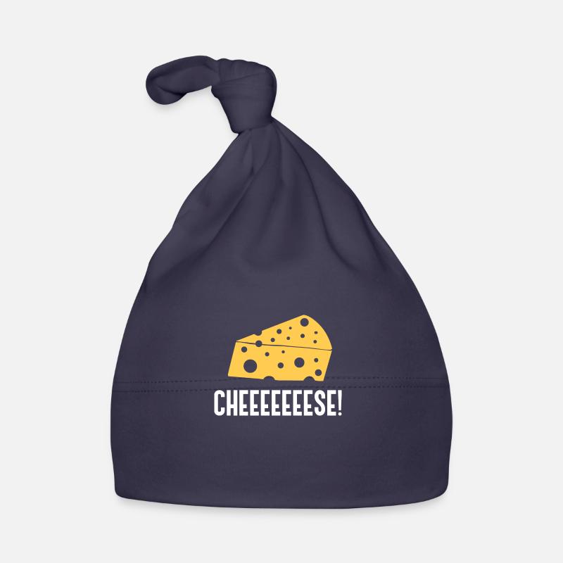 Cheeeese Ironisches Zitat für einen Cheesemaker Baby Bio-Mütze