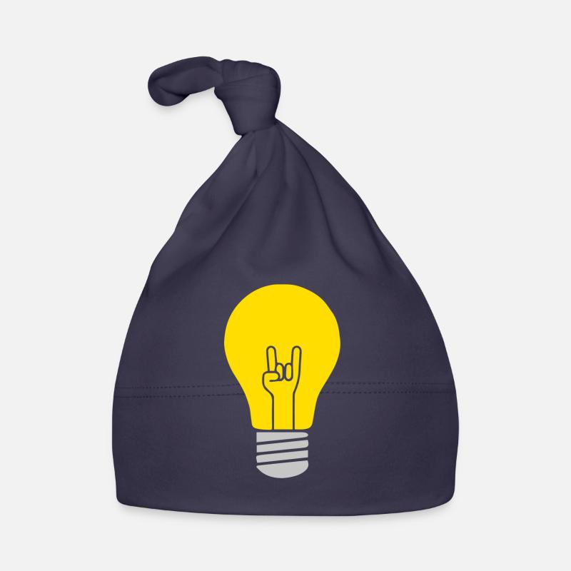 Rock électrifie - Bonnet bio Bébé - marine