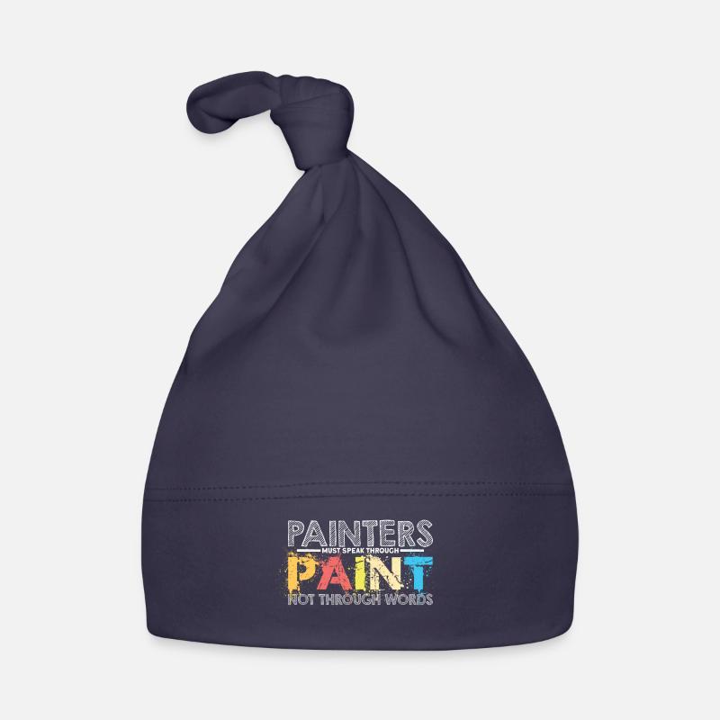 Painter - Painter Tshirt - Painter Gift Organic Baby Cap