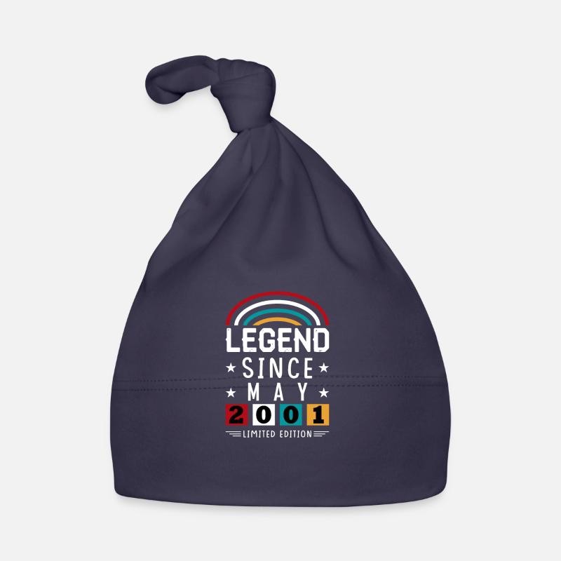 2001 Legend Since Birthday Gift May Organic Baby Cap