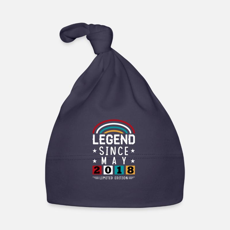 2018 Legend Since Geburtstag Geschenk Mai Baby Bio-Mütze