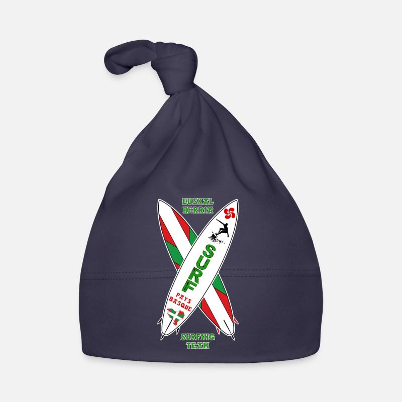Basque surfing team 19 - Bonnet bio Bébé - marine