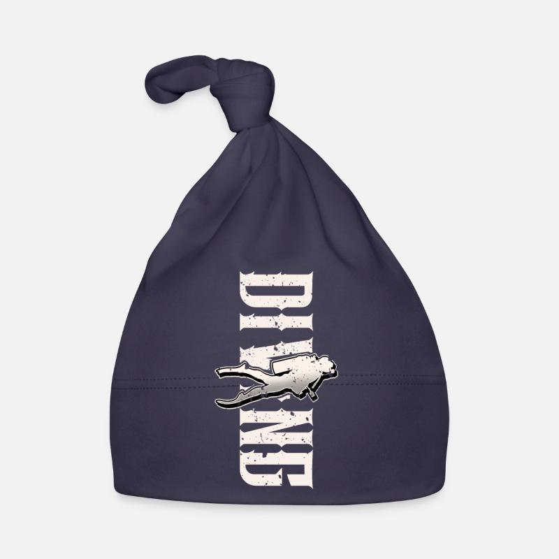 Diving Divers Organic Baby Cap