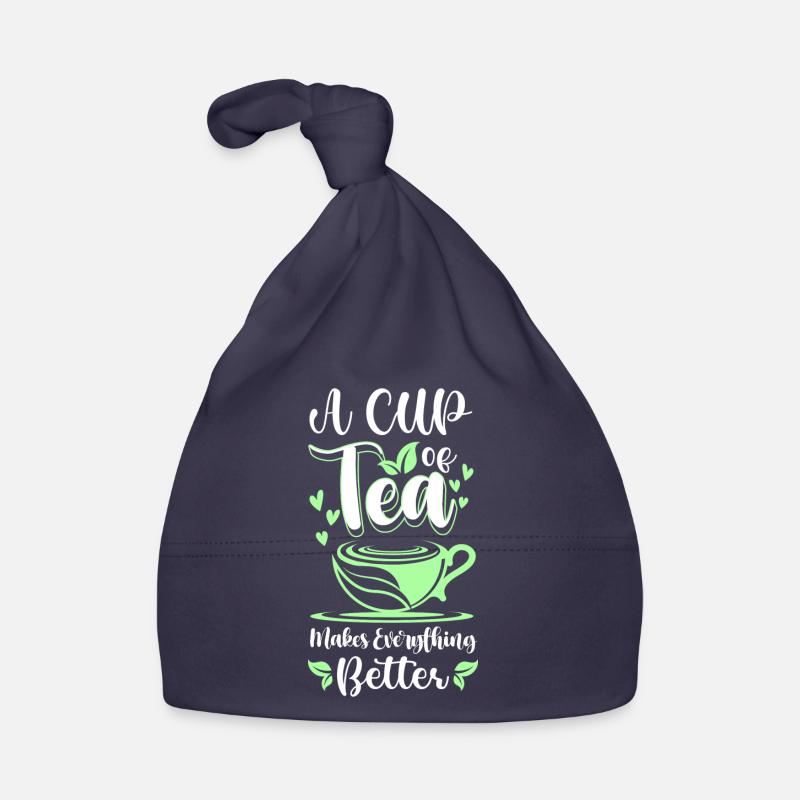 Teacup Relaxation Tea Lovers Hiver Bonnet bio Bébé