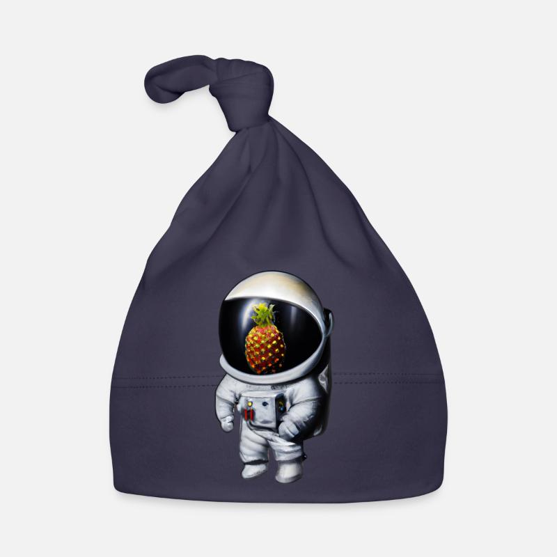 Pineapple Astronaut Organic Baby Cap