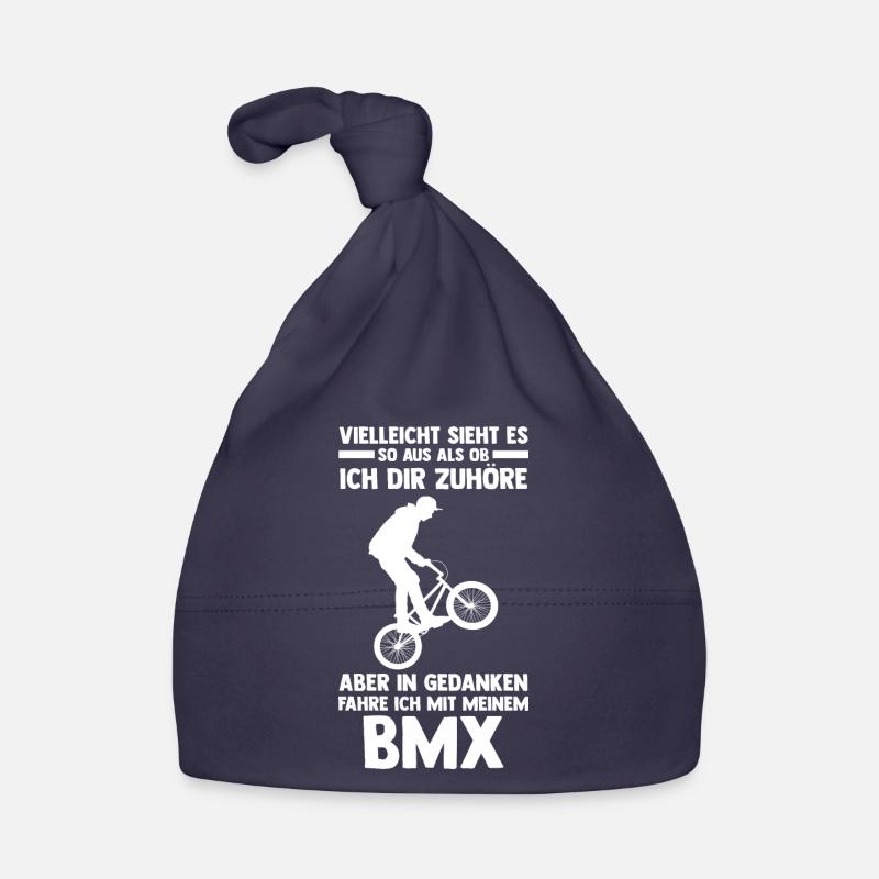 Fahrrad BMX Baby Bio-Mütze