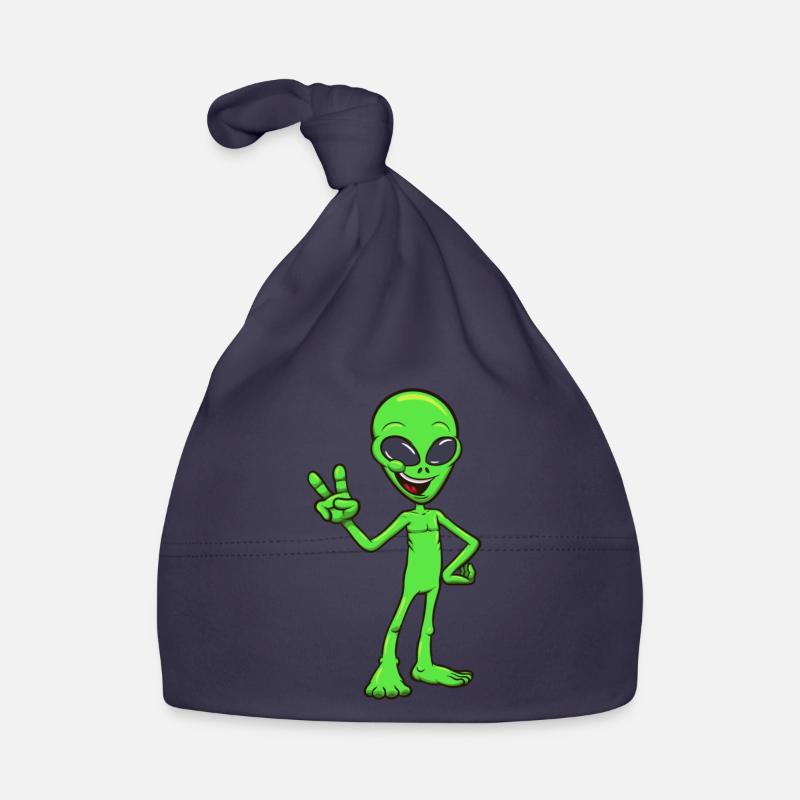 Friendly Alien Organic Baby Cap