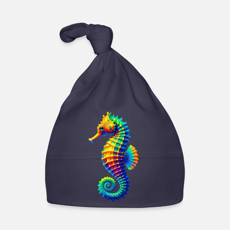Seepferdchen Baby Bio-Mütze
