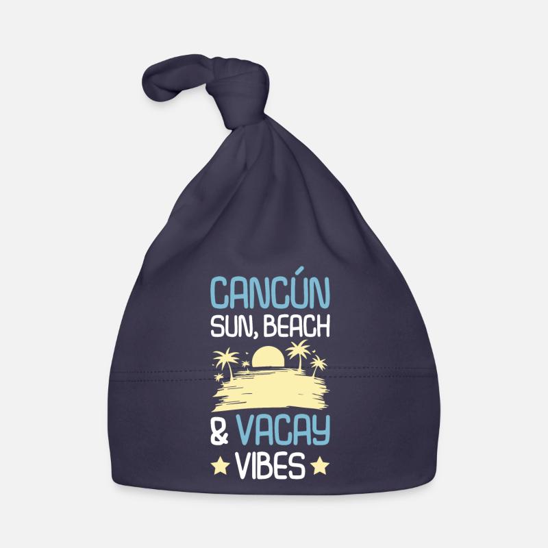 Cancun Summer Saying Organic Baby Cap