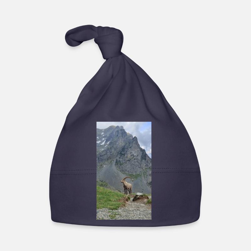 Steinbock Baby Bio-Mütze
