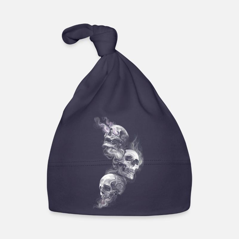 Schädel Baby Bio-Mütze
