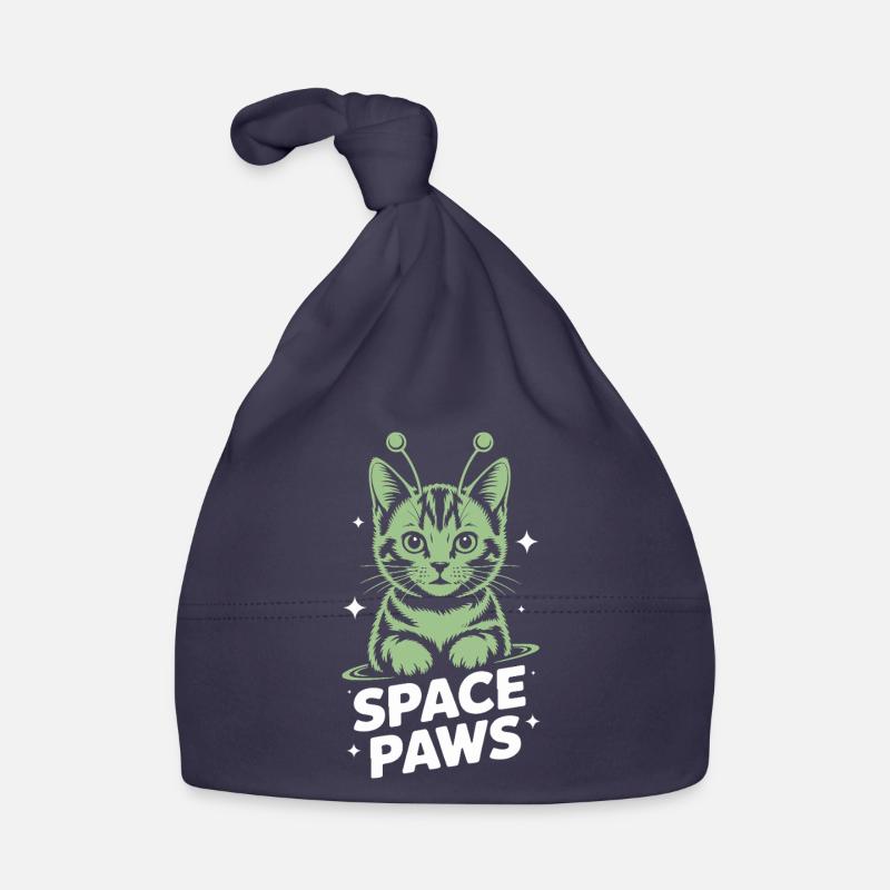 Chat Spatial Pattes Astrales Bonnet bio Bébé