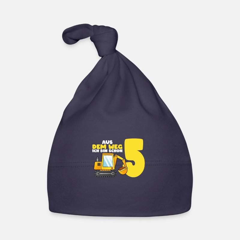 Aus dem Weg ich bin schon 5, Geschenkidee Baby Bio-Mütze