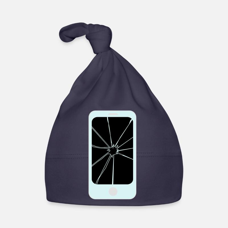 spider app - Bonnet bio Bébé - marine