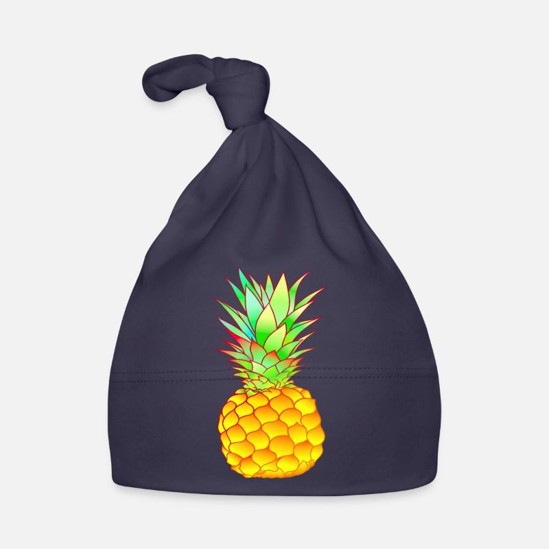 ananas tropical coloré Bonnet bio Bébé
