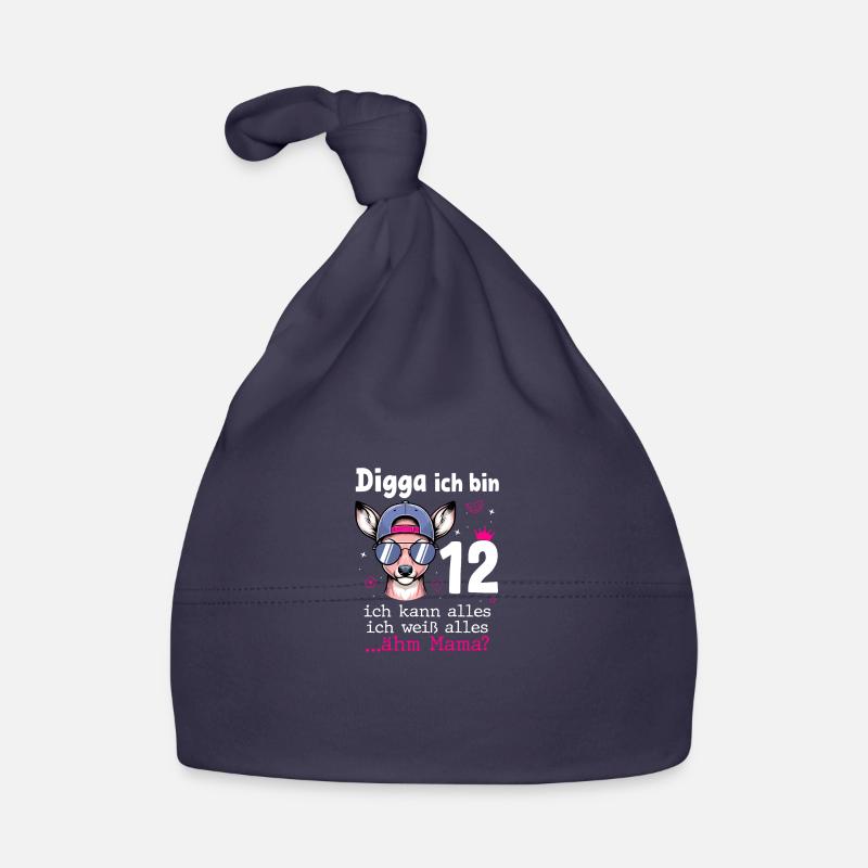 Digga Ich Bin 12 Kindergeburtstag Mädchen Baby Bio-Mütze