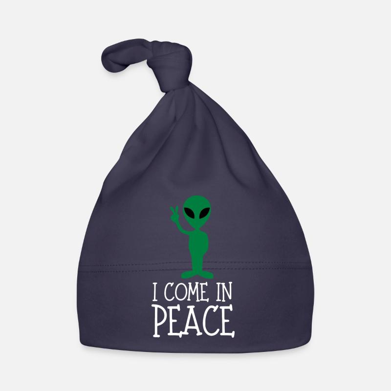 I come in peace im peace couples Baby Bio-Mütze