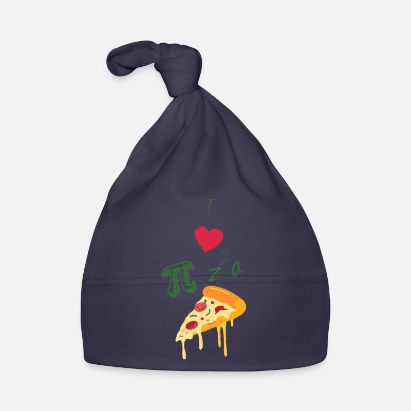 J’adore la pizza (et les maths) Bonnet bio Bébé