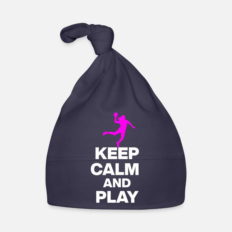 KEEP CALM AND PLAY HANDBALL! EM GIFT GERMANY s Organic Baby Cap