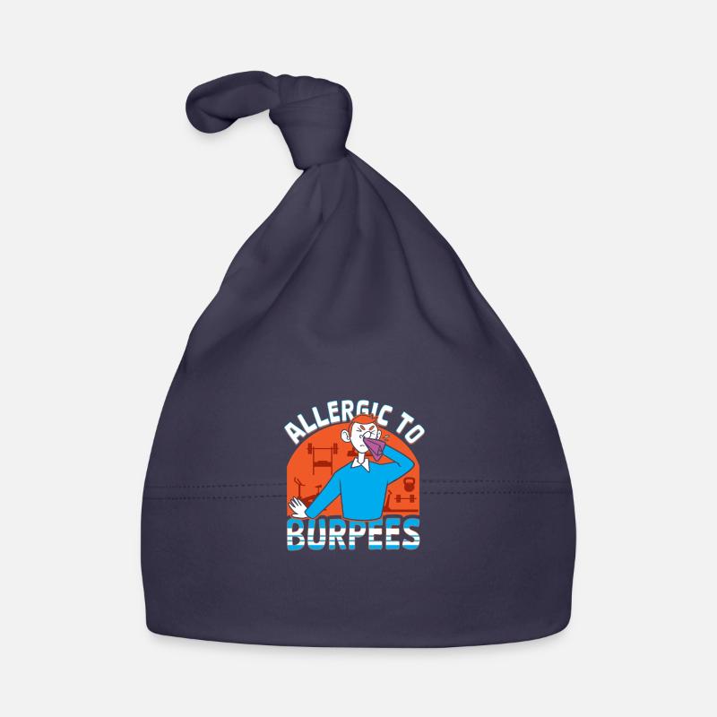 Burpees training, squat, cardio training Organic Baby Cap