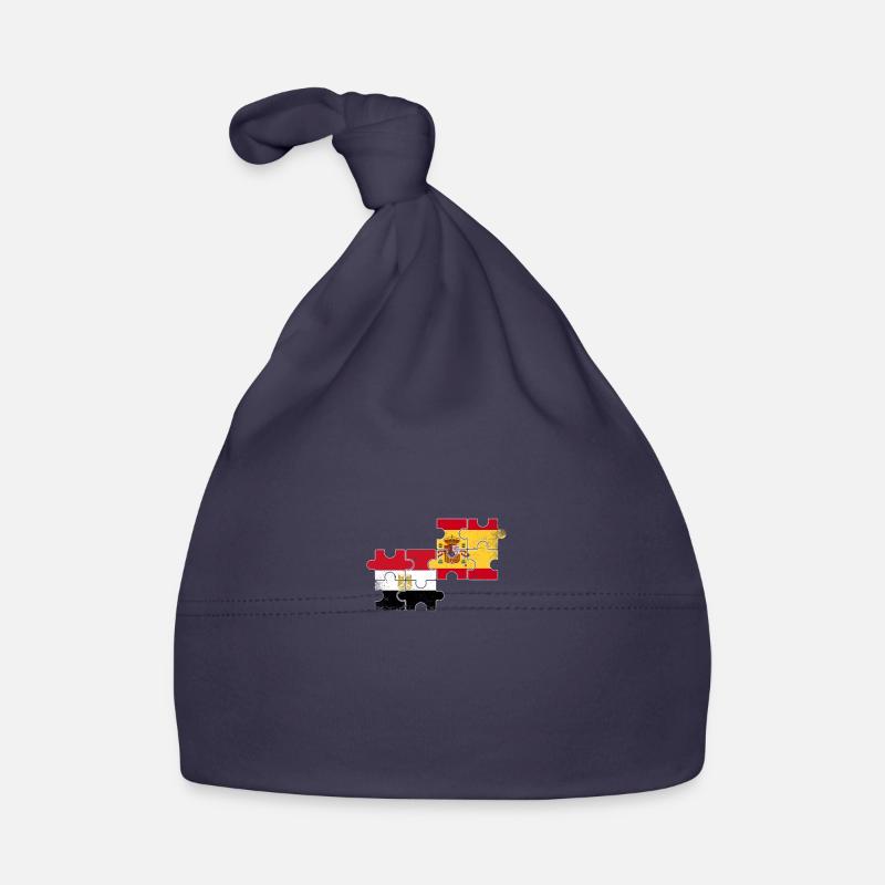 Egypt Spain Flag Spanish Egyptians Organic Baby Cap