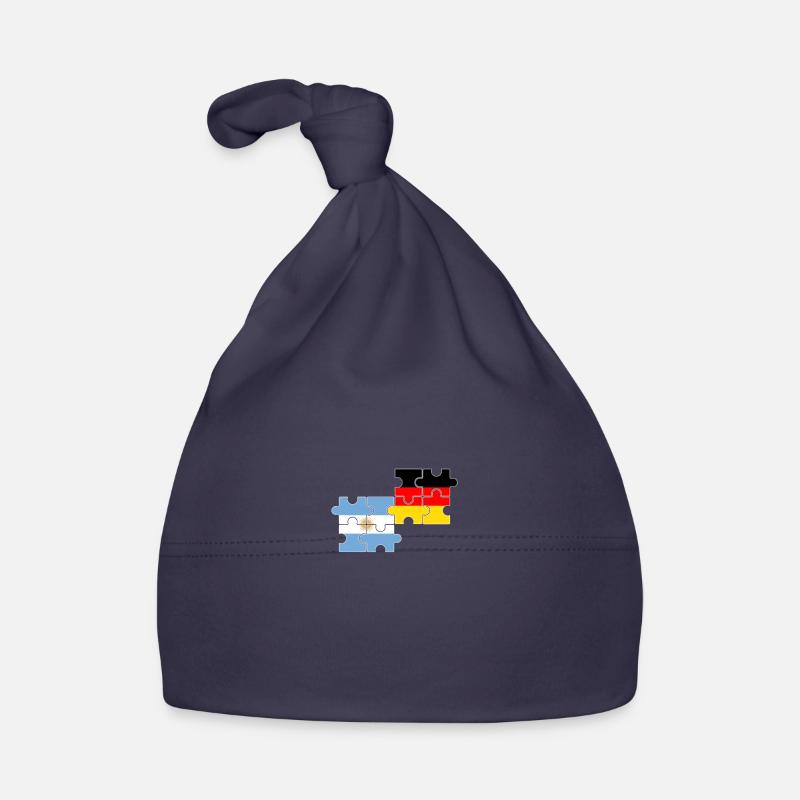 Argentine Allemagne Drapeau Argentin Bonnet bio Bébé
