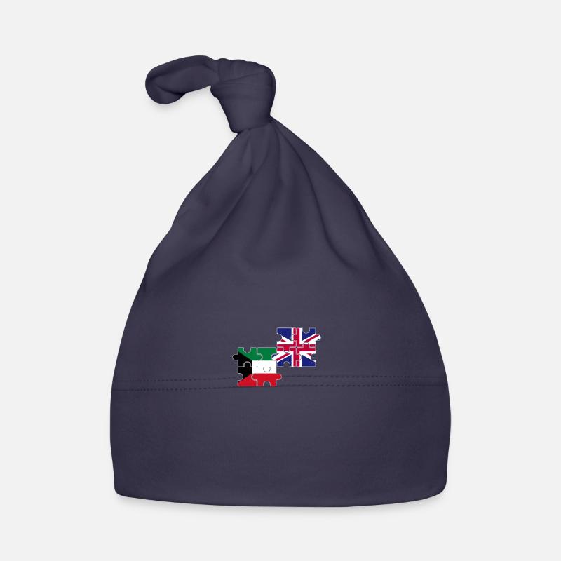 Koweït Drapeau du Royaume-Uni Koweïtien britannique Bonnet bio Bébé