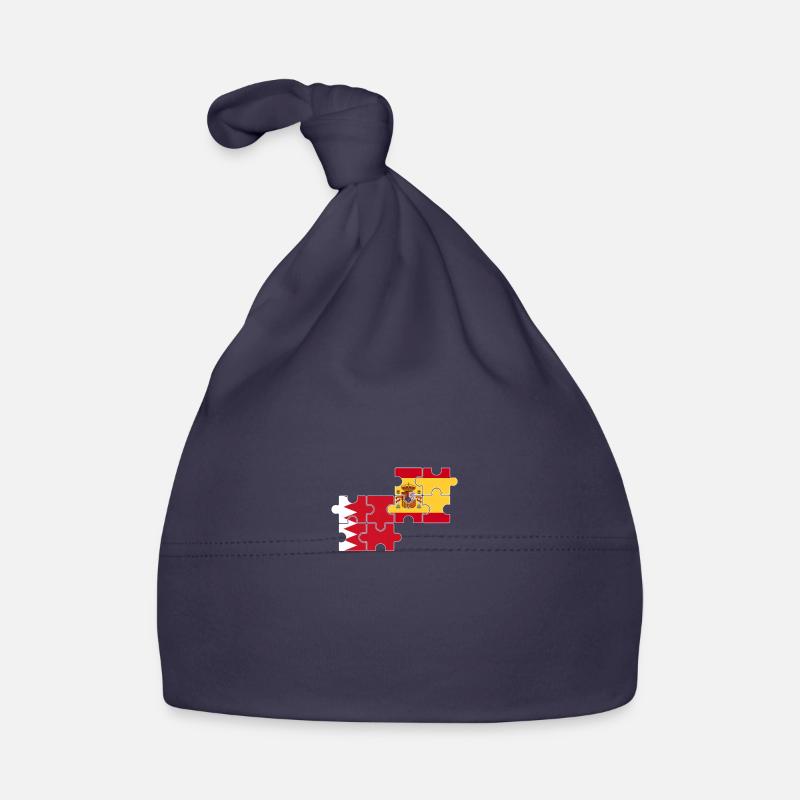 Bahreïn Espagne Drapeau de Bahreïn Bonnet bio Bébé