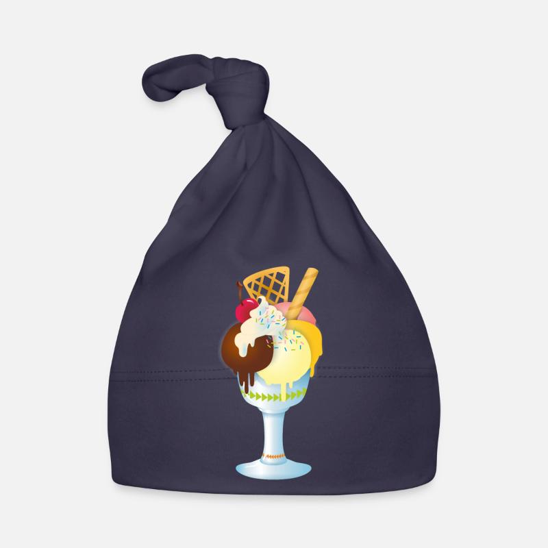 Eiscreme Baby Bio-Mütze