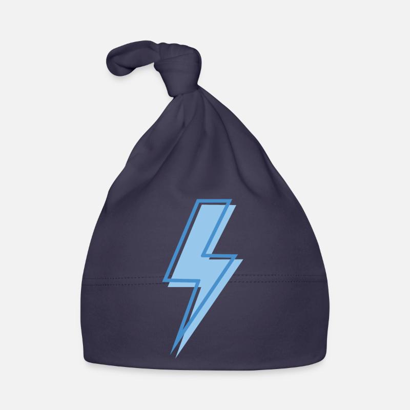 Blauer Blitz - Baby Bio-Mütze - Navy