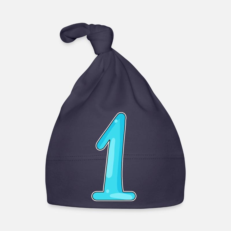 1 - Bonnet bio Bébé - marine