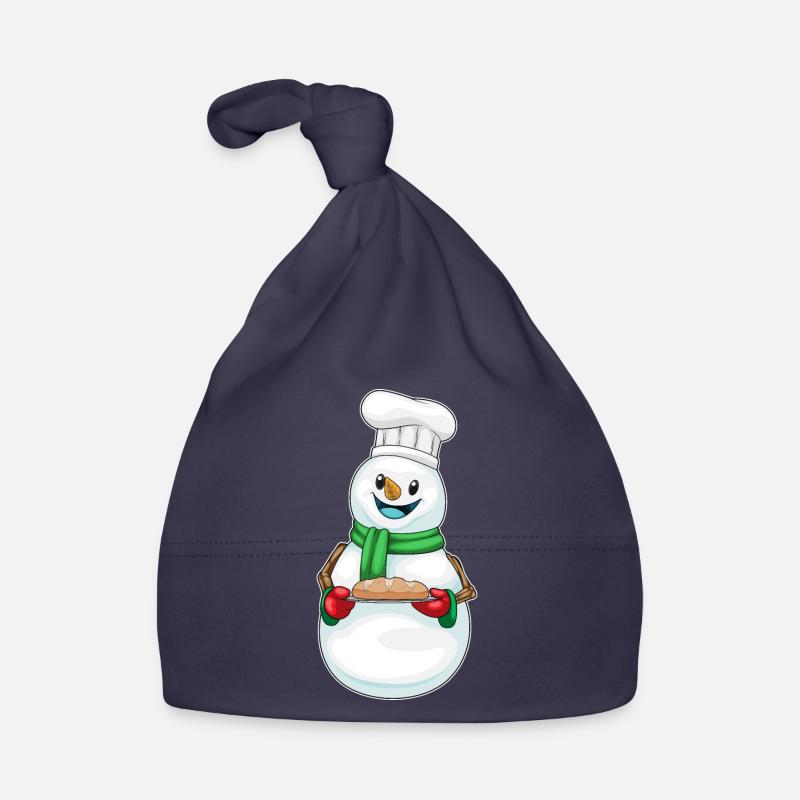 Cuisson de Noël Snowman Bonnet bio Bébé