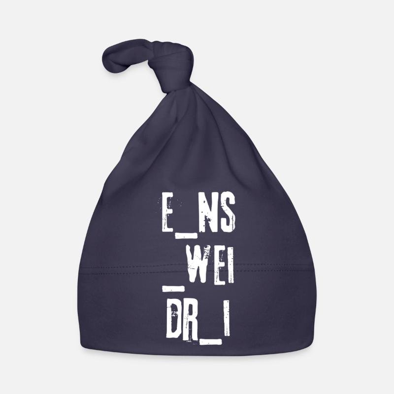 ONE, TWO, THREE Organic Baby Cap