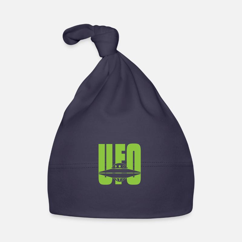 Ufo Alienalien sspaceship Organic Baby Cap