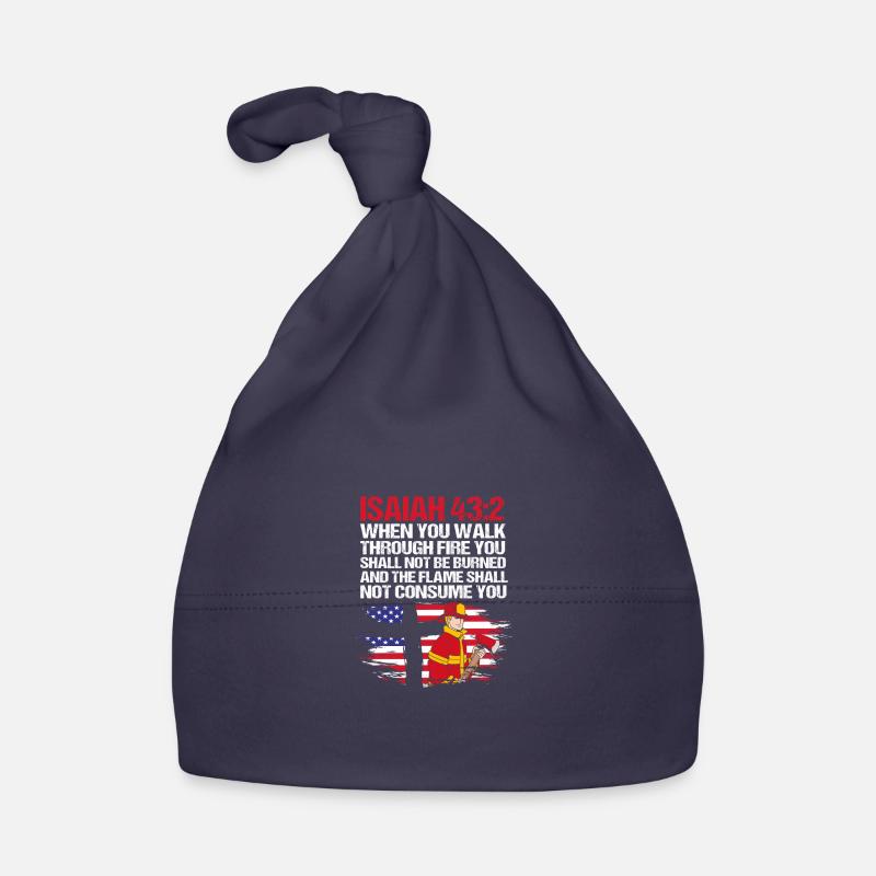 Pompier Pompier Bonnet bio Bébé