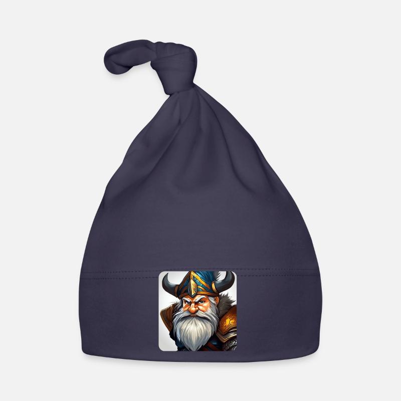 Little grumpy dwarf leprechaun gnome Organic Baby Cap