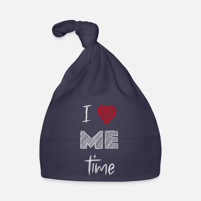 l love ME time - Bonnet bio Bébé - marine