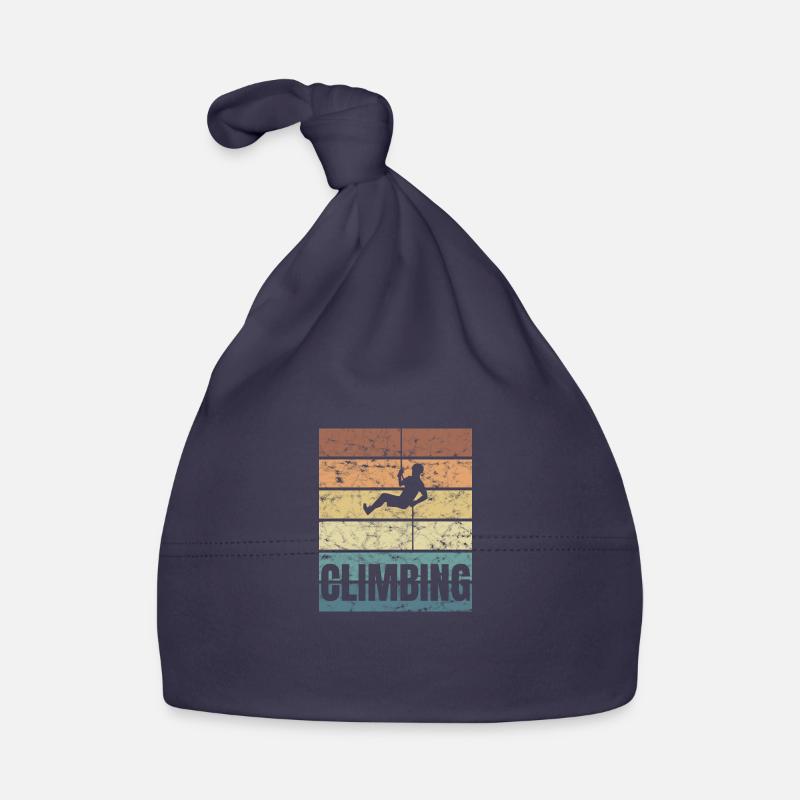 Alpinistes extrêmes - Bonnet bio Bébé - marine