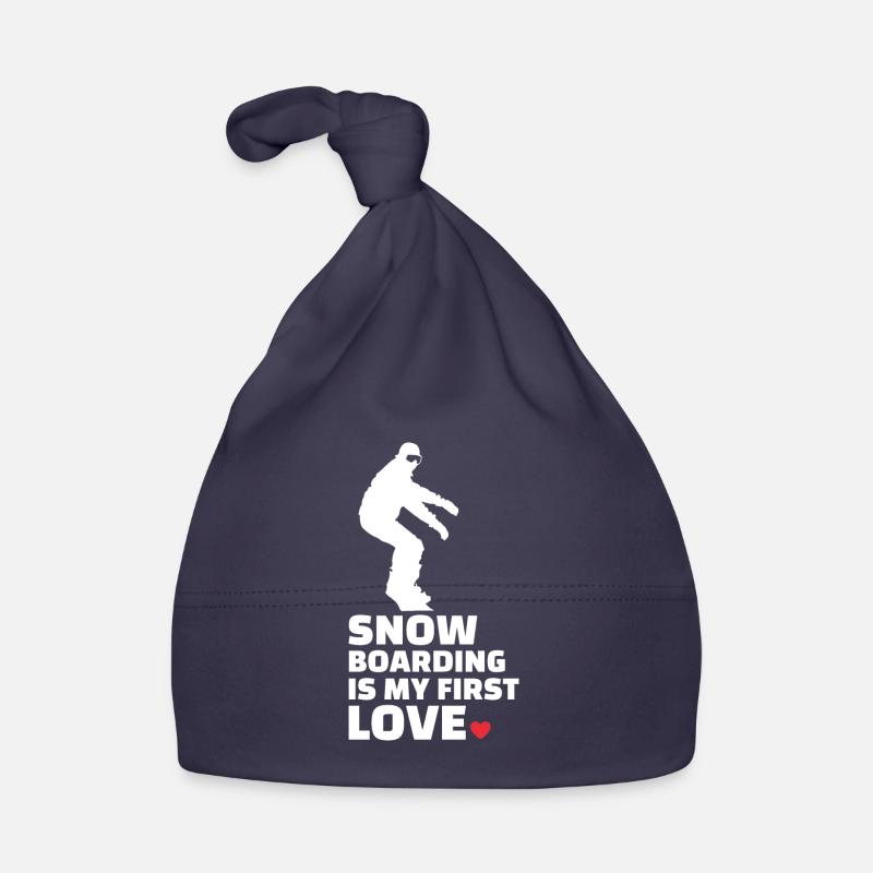 J’adore le snowboard élégant Bonnet bio Bébé