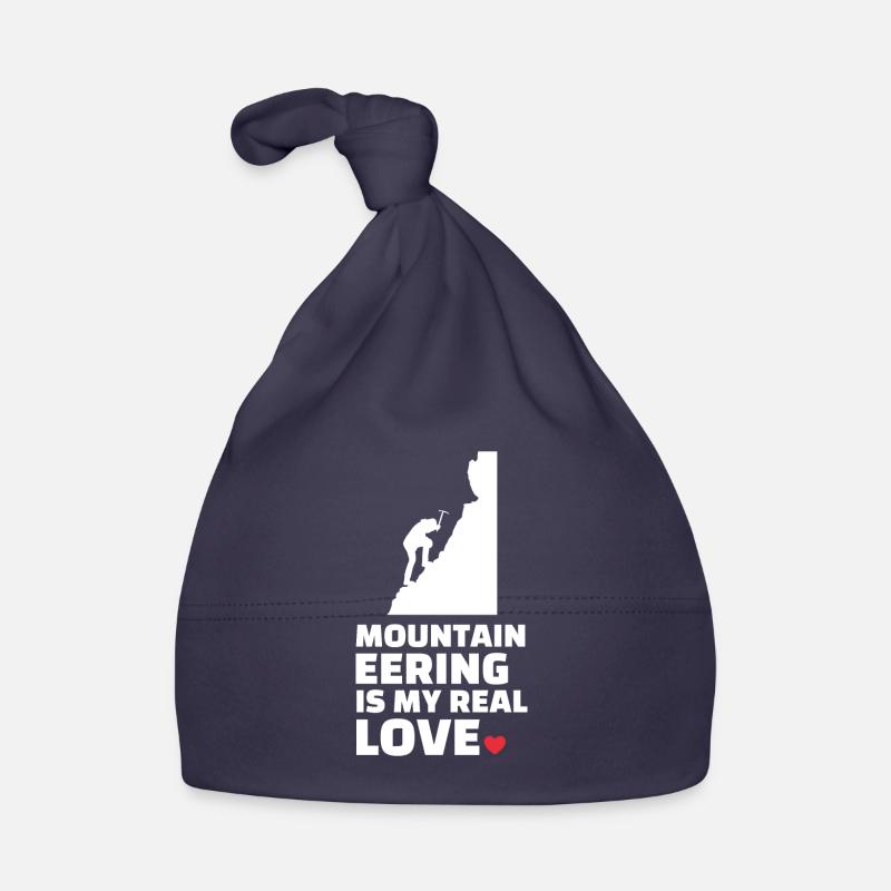Ich Liebe Bergsteigen Baby Bio-Mütze