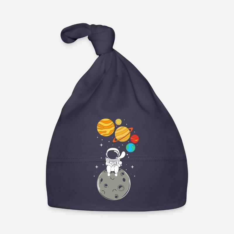 Space Space Outer Space Universe Planets Organic Baby Cap