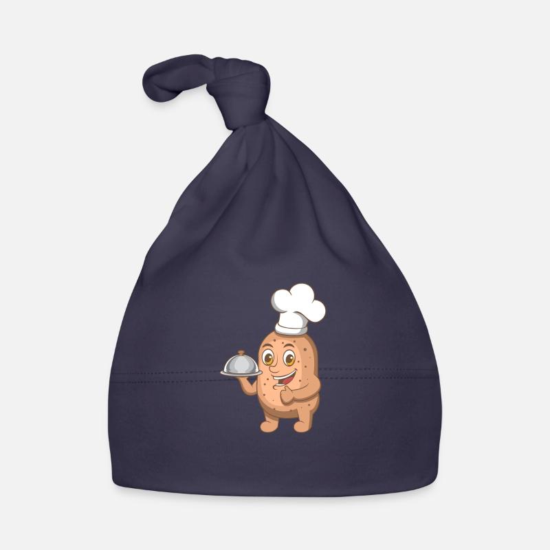 Potatoe Hobby Chef Ironic Vegetable Cooking Organic Baby Cap