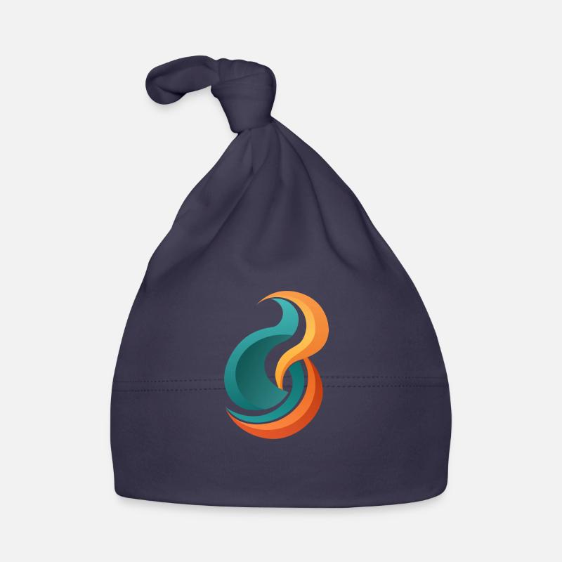 Flammen Welle Baby Bio-Mütze