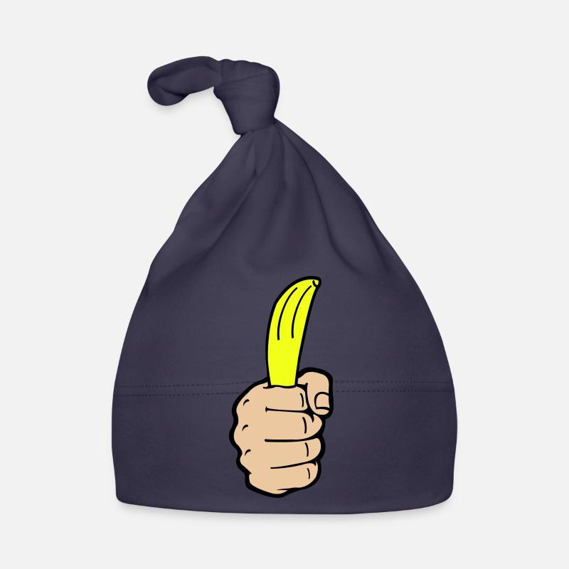 Banane à la main Bonnet bio Bébé