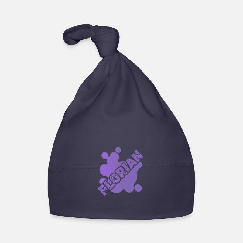Geschenk für Florian Baby Bio-Mütze